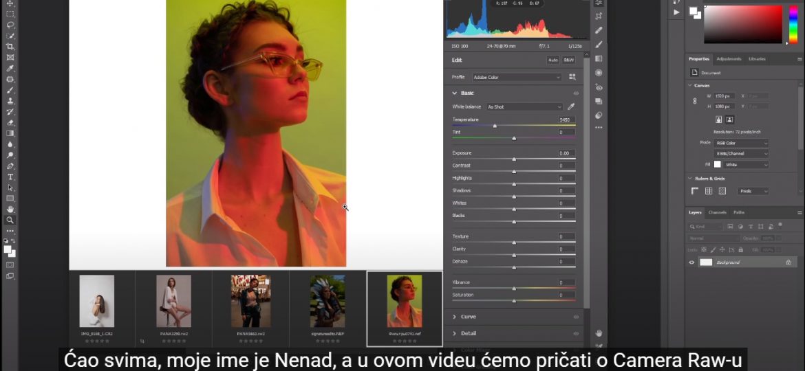 Camera Raw na sprskom jeziku